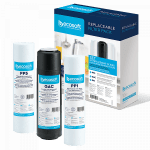 Комплект Картриджей ECOSOFT 1-2-3 для Фильтра Обратного Осмоса