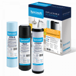 Улучшенный Комплект Картриджей ECOSOFT 1-2-3 для Фильтра Обратного Осмоса